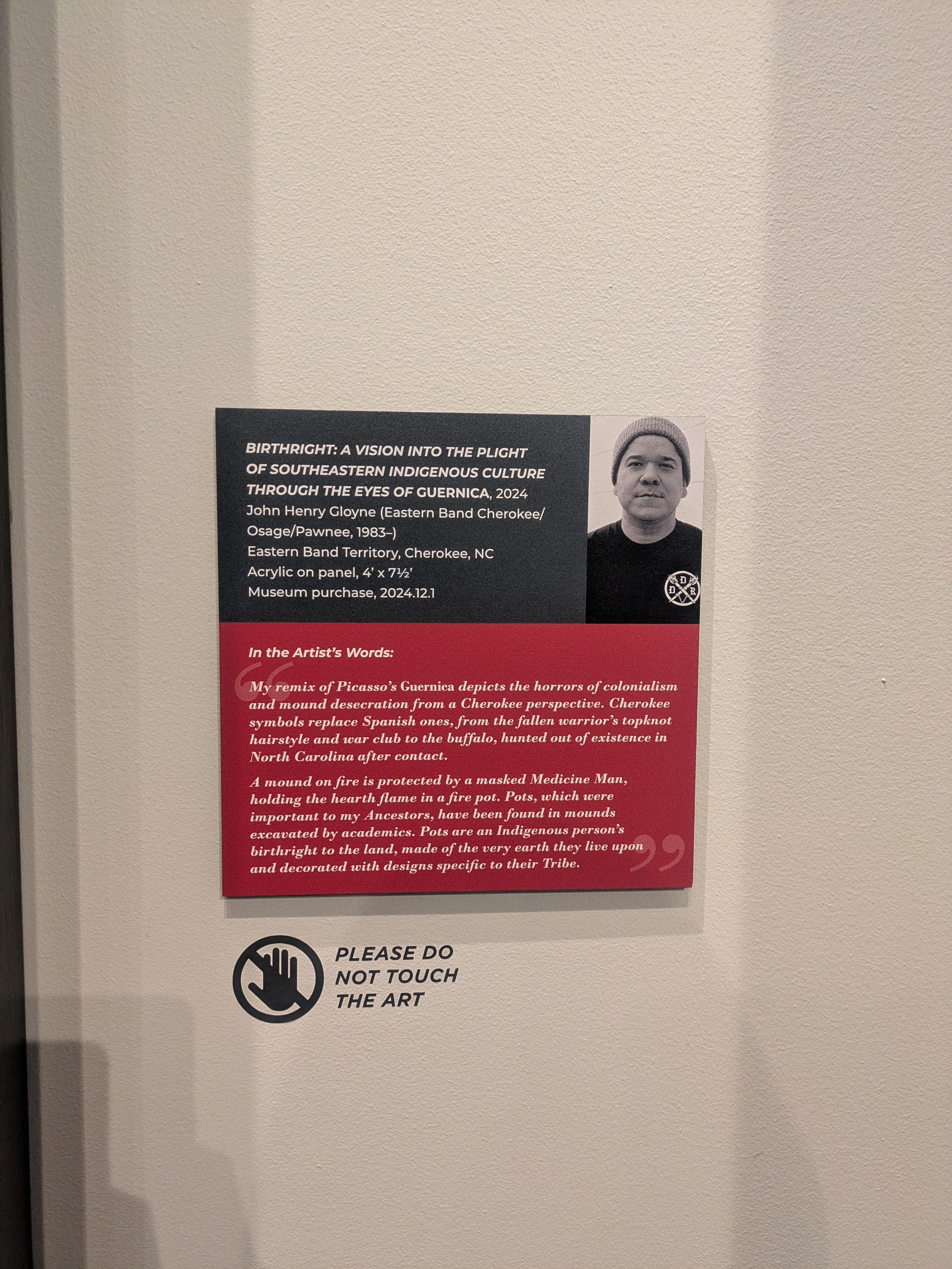 Birthright: A vision into the plight of southeastern indigenous culture through the eyes of Guernica